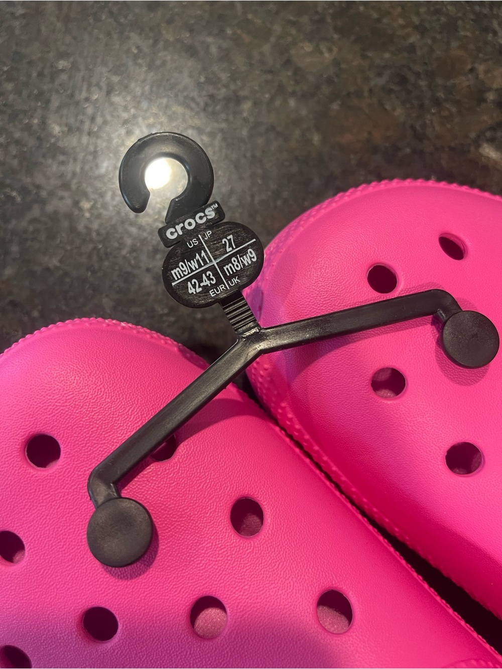 CROCS Fuzzy Lined Clog - Electric Pink - Picture 3 of 5